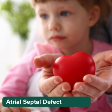 Atrial septal defect (ASD) )